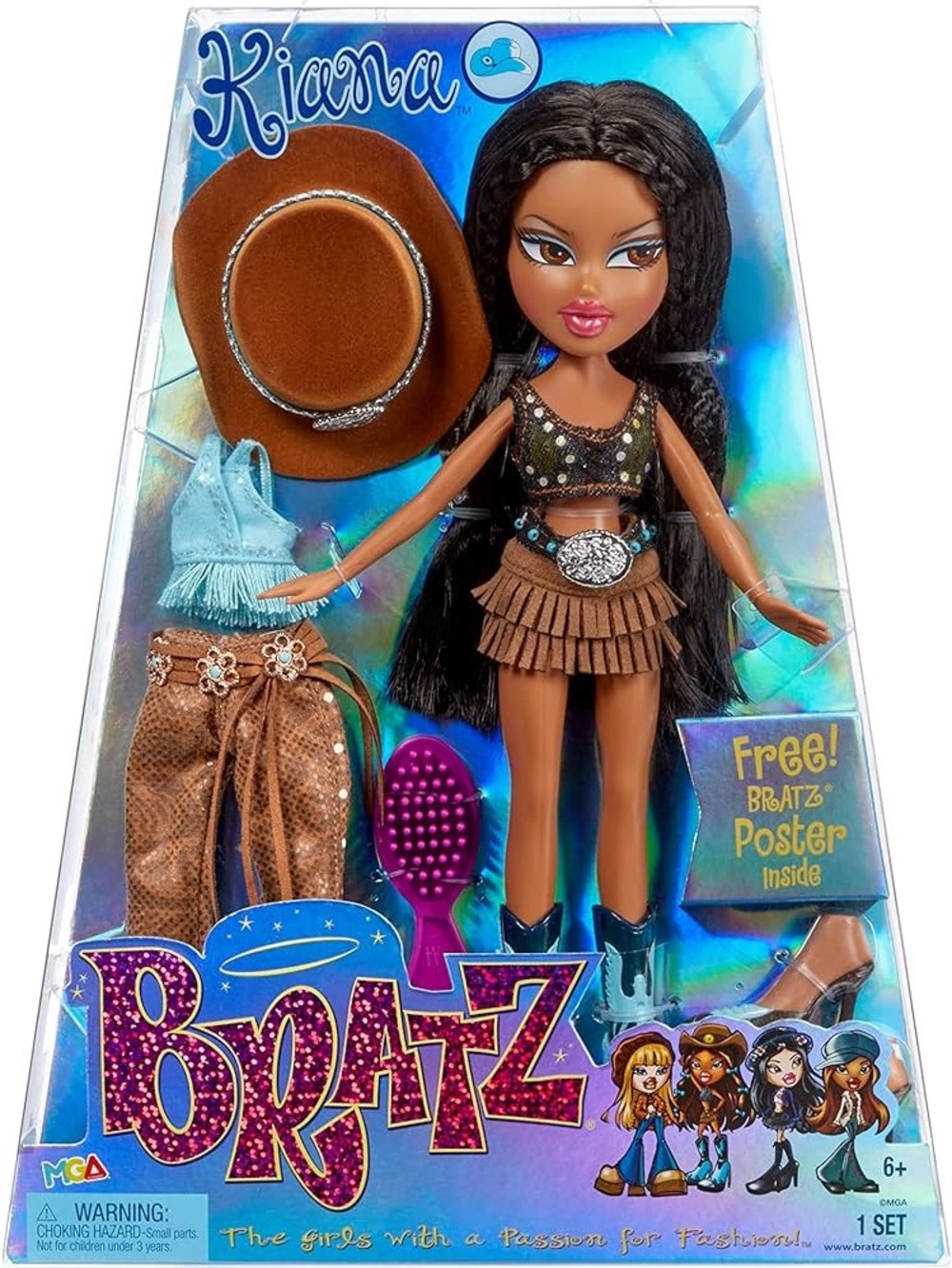 Kiana Fashion Doll - Brown & Black Outfit - Picture 3 of 3